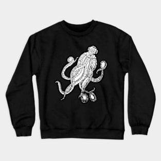 Space Octopus Crewneck Sweatshirt